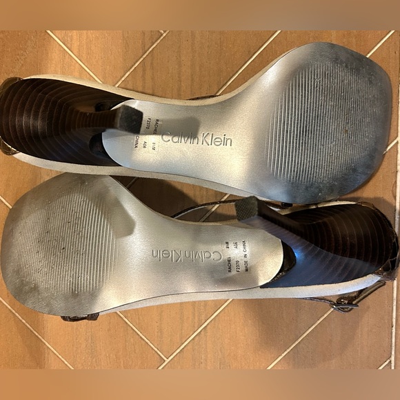 Calvin Klein Bronze Heels - Picture 6 of 6